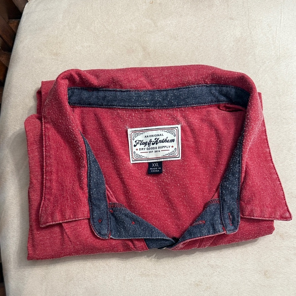 Men's Red Polo Shirt
